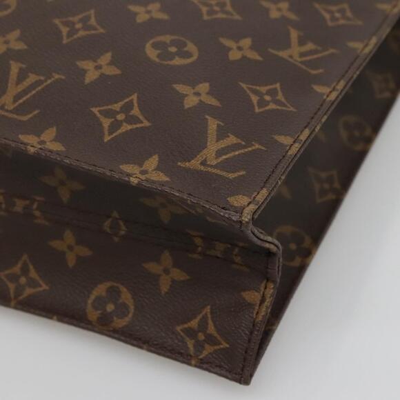 LOUIS VUITTON Monogram Sac Plat Hand Bag M51140 - Picture 9 of 16